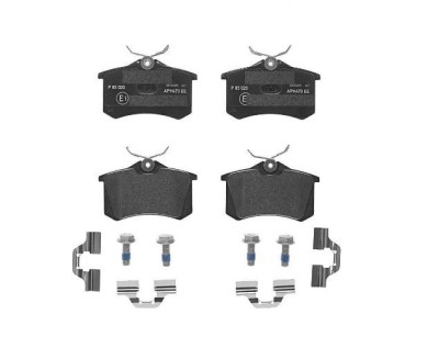 Set placute frana spate SRL, Ds Ds 3 Crossback (Ur , Uc , Uj ), 10.2018-; Peugeot 2008 II (U ), 08.2019-, 208 II (Ub , Up , Uw , Uj ), 06.2019-, spat foto