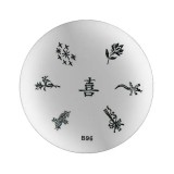 Cumpara ieftin Disc de ştampilare cu modele gravate - B96, INGINAILS