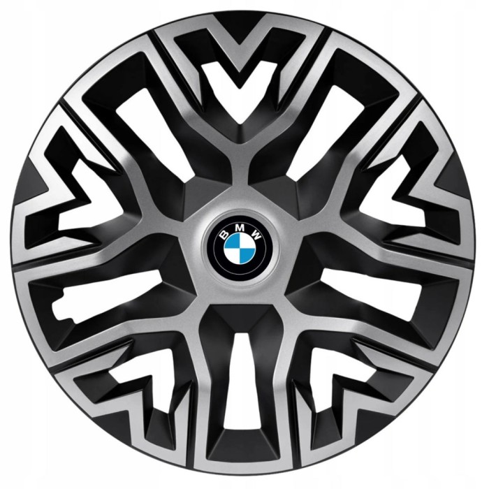 Set 4 Capace Roti 16 inchi (R16), Best Gri-Negru, Compatibile Cu BMW
