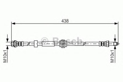 Conducta / cablu frana FORD C-MAX (DM2) (2007 - 2016) BOSCH 1 987 476 181 foto