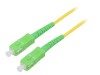 Cablu patch cord fibră optică Goobay OS2 SC/APC Simplex Monomod 0.5m Galben
