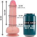 Rockarmy Lichid Siliconic Premium Mustang Realistic 18 Cm x 4.14 Cm, ROCK ARMY