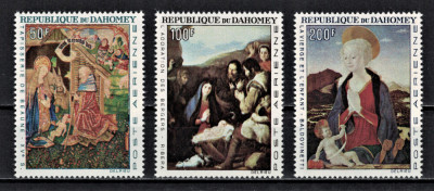 DAHOMEY 1966 - Picturi / serie completa MNH (Michel 20 &amp;euro;) foto