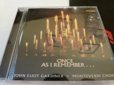 Once as i remamber - John Eliot Gardiner , Monteverdi Chor,cd foto
