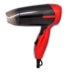 Uscator de par Sapir, 1200 W, 2 viteze, Rosu/Negru foto