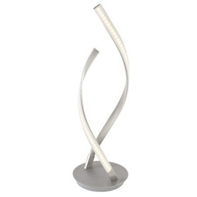 LAMPA BIROU 9W CU DOUA SPIRALE PLATINET foto