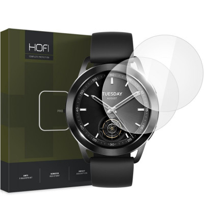 Set 2 Folii de protectie Hofi Glass Pro+ pentru Xiaomi Watch S3 Transparent foto