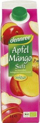 Suc de Mere cu Mango Bio 1L Dennree foto