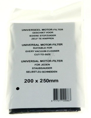 FILTRU MOTOR ASPIRATOR 200 X 250 MM, UNIVERSAL pentru aspirator COM foto