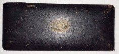 GE Trusa pentru desen tehnic &quot;E.O. RICHTER &amp; Co Pracision VI.P&quot; / anii &#039;50 / comunism RDG / lipsa un element / inchide perfect / 23,50 x 10,50 x 2 cm