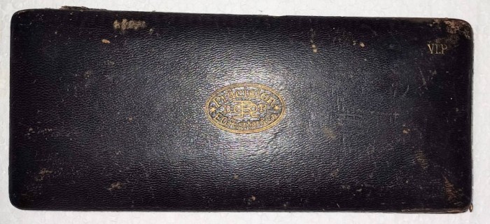 GE Trusa pentru desen tehnic &quot;E.O. RICHTER &amp; Co Pracision VI.P&quot; / anii &#039;50 / comunism RDG / lipsa un element / inchide perfect / 23,50 x 10,50 x 2 cm