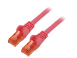 Patch Cord Goobay U/UTP Cat 6 CCA RJ45 95276, Cablu Litat Ambele Părți