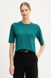 United Colors of Benetton pulover de l&acirc;nă culoarea verde, light, 11AHD10E6