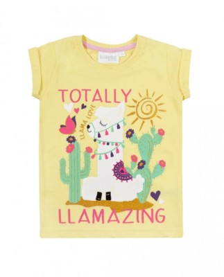 Tricou fetite - Totally llamazing (Marime Disponibila: 12 luni) foto