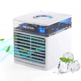 Mini Racitor aer portabil Nexfan Air Cooler cu functii racire, umidificare si purificare aer Alb