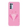 Husa compatibila cu Oppo A96, Viceversa, model Diamond Pink Panther, Silicon, TPU, Transparent, Carcasa