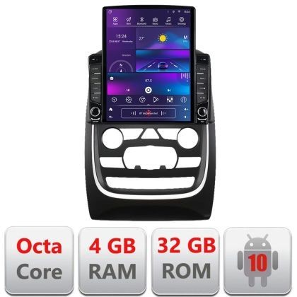 Navigatie Dodge Durango 2014-2020 dedicata Ouad core 4+32 ecran vertical 9.7&quot; DSP 360 FHD AHD Android radio gps internet Kit-+EDT-E709 CarStore Techno