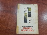 Poezia populara de Mihail Sadoveanu