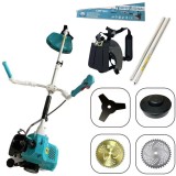 Cumpara ieftin 8.5CP *PROFI* Motocoasa pe benzina 8.5cp, 10.000rpm, 52cc, tija reglabila, in 2t timpi, acesorii incluse, PROFESIONALA, Campion CMP1645