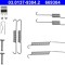 ATE 03.0137-9304.2 Set accesorii sabot de frana