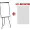 FLIPCHART MAGNETIC 70x100 cm + HARTIE FLIPCHART 70x100 cm, 20 coli/top
