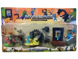 Set figurine Minecraft My buildings cu dragon