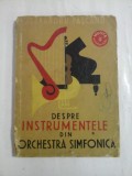 DESPRE INSTRUMENTELE DIN ORCHESTRA SIMFONICA - ALEXANDRU PASCANU