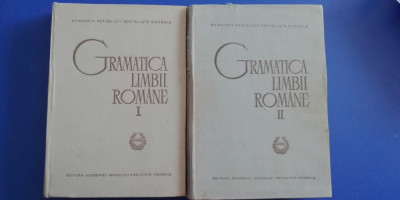 myh 33s - Gramatica limbii romane - 2 volume - editie 1966 foto