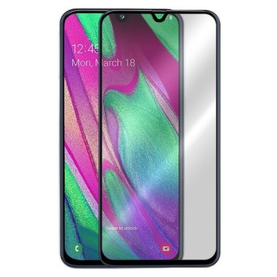 Folie de Sticla 5D SAMSUNG Galaxy A40 (Negru) Full Glue foto