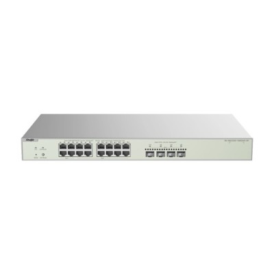 Switch L2+, 12 x RJ45 2.5G PoE+, 4 x RJ45 2.5G Hi-PoE, 4 x SFP+ 10G, Cloud Management, 1U - Ruijie RG-NBS3300-16MG4XS-HP SafetyGuard Surveillance foto