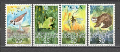 Liechtenstein.1989 Protejarea naturii-Fauna mica SL.207 foto