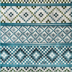 Covor Modern Kolibri Ethnic 11393 - 160x230, Albastru