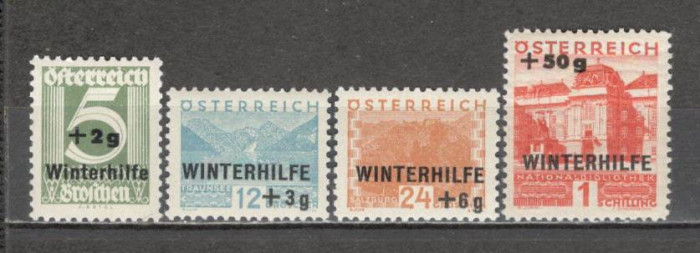 Austria.1933 Ajutorul de iarna-supr. MA.529