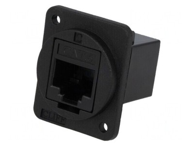 Adaptor FT Cat 6 RJ45 8p8c Soclu Dual foto