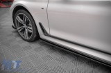 Aditive Maxton Design potrivite pentru praguri BMW 7 G12 dupa 2015, lac negru Performance AutoTuning