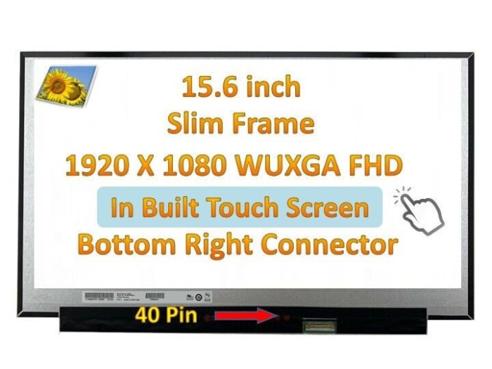 Display compatibil Laptop, Dell, Inspiron 15 5501, 5502, 5593, 5594, 7501, NKHN7, 0NKHN7, LP156WFD-SPK1, LP156WFD(SP)(K1), 15.6 inch, slim, 1920x1080,