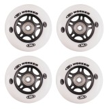 Roti pentru role WORKER 80 mm cu rulmenti ABEC-7 Chrome, set 4 buc