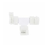 Conector T de 10mm pentru benzi RGB SMD5050 5630