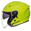 Casca open face pentru scuter - motocicleta MT Avenue SV galben fluor lucios (ochelari soare integrati) S (55/56cm)