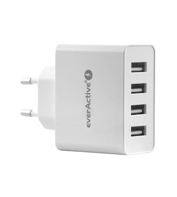 Incarcator AC EverActive 4xUSB 5V / 2.4A (5A max) foto