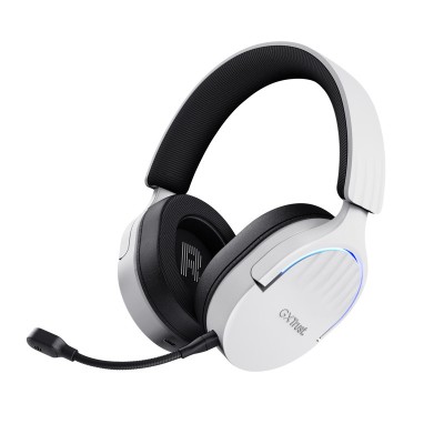 Casti Trust GXT 491W Fayzo cu fir, alb foto