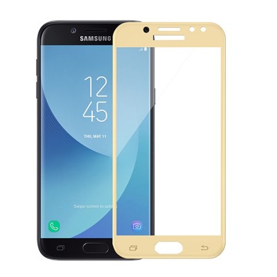 Folie de Sticla 3D SAMSUNG Galaxy J3 2018 Full Face (Auriu) foto