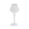 Lampă LED RGB de birou eMazing: Control tactil, port USB, cristal acrilic, telecomandă - design elegant &icirc;n stil de pahar transparent