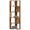 Gossi biblioteca 5 niveluri lemn vechi 50x50x179cm lemn prelucrat