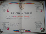 Diploma onoare aniversare Regimentul 15 Dorobanți, 120 ani de la infiintare