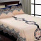 Lenjerie de pat pentru o persoana cu husa de perna dreptunghiulara, Royal queen, bumbac mercerizat, multicolor