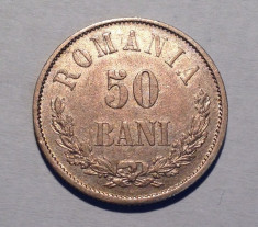 Romania 50 BANI 1873 Piesa de colectie ! foto