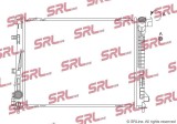 Radiator Dacia Jogger 22-, Logan 21-, Sandero 21-, motor: 1.0 TCe, 510x395x26, SRLine, Aluminiu/ Plastic brazat, 214103645R