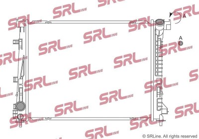Radiator Dacia Jogger 22-, Logan 21-, Sandero 21-, motor: 1.0 TCe, 510x395x26, SRLine, Aluminiu/ Plastic brazat, 214103645R foto