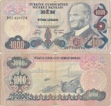 1979 ( 17 XII ), 1.000 turkish lira ( P-191a.2 ) - Turcia